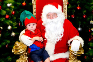 Happy snaps with Santa