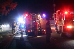 Fire rips through Cardross home