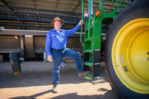 Farmers hit the pours button