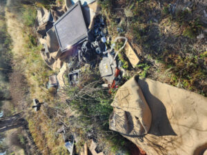 Illegal riverside dumpers are a waste of space