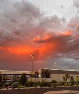 Storm brings out colours of Sunraysia’s skyscape
