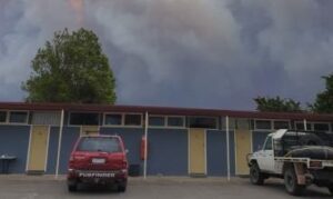 Couple’s long road home from NSW fires