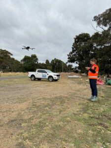 Water authority flies high