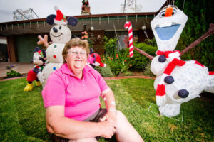 Christmas lighting up in Sunraysia
