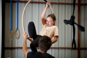 Circus school gives kids confidence