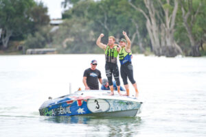 Father-son duo shows ski racing titles form