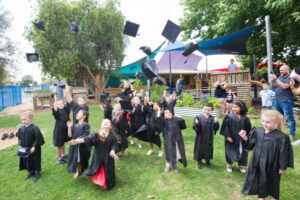 Graduates’ final day of kindergarten