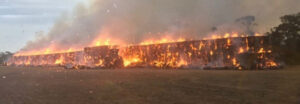 Hay watch for fires