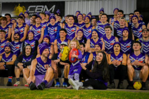 Sea of purple promotes cause