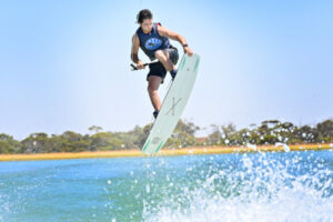 High-flying action from the Ouyen Lake