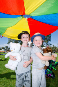 Teddies come out to play