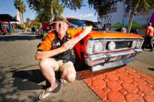 GT Falcon fans line Feast Street