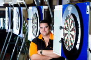 Sunraysia darts player Ryan Lynch taking on the world