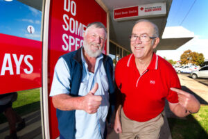 Blood donors show their true colours