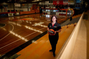 Basketball boom tests ageing stadium