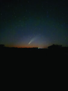 Atlas comet lights up Mallee skies