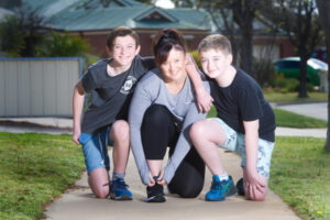Katrina’s marathon effort to honour her husband