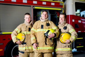 Army man joins the fire fight