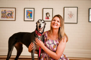 Artist inspired by her very good girl