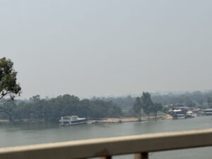 Smoke turns Sunraysia skies grey