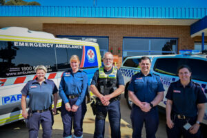 A cop meets his life-saving heroes