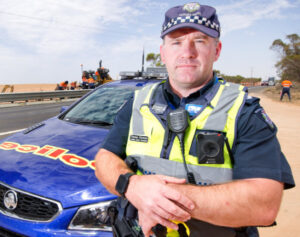 Injured officer’s first sign of recovery is a bit of banter