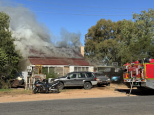 VIDEO: House fire in Red Cliffs