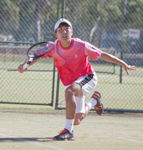 Thomas Fancutt bounced at Mildura Grand Tennis International