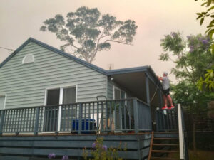 Sunraysia football identity’s brush with NSW bushfires