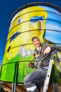 Silo sanctuary for native animal art
