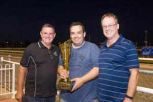 Hat trick tops a fun night for horse trainer