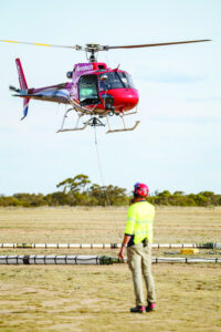 Salinity survey by air