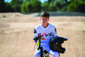 Podium for BMX rising star