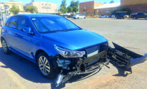 Carpark smash and dash