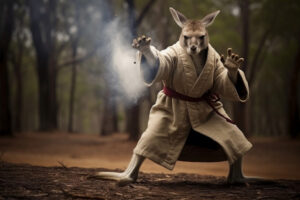 Roo jitsu: Martial arts expert saves dog from brutal kangaroo