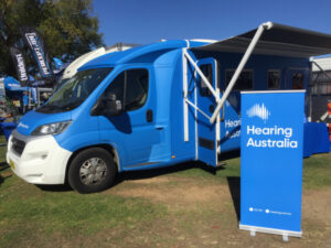 Next stop Mildura for Hearing Australia bus