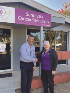 Cancer centre covered by donation