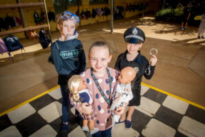 Kids dream big to dress up at Cardross Primary School career day