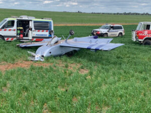 Plane crash near Speed