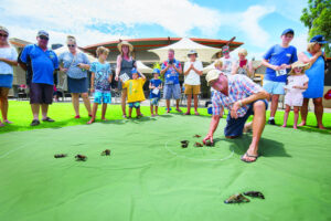 Fun with yabbies on the run