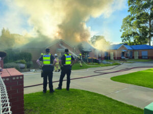 Second fire at Walnut Ave block