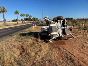 Plea for trailer crash clues