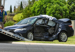 One in hospital after high-impact crash