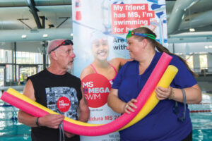 Mega swim for a mega-worthy cause
