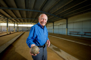 Bocce throws an Australia Day party