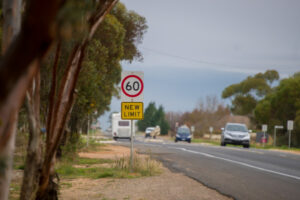 Lower highway speed limit at MSP