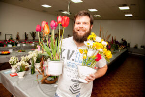 Flower entries bloom