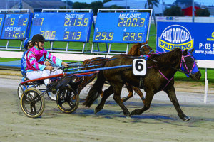 Rani Spence-Weightman riding pony express to glory