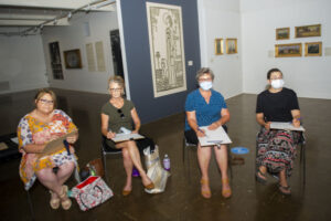 Budding artists draw inspiration from exhibition