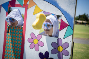 Soaking up fun at caravan carnival